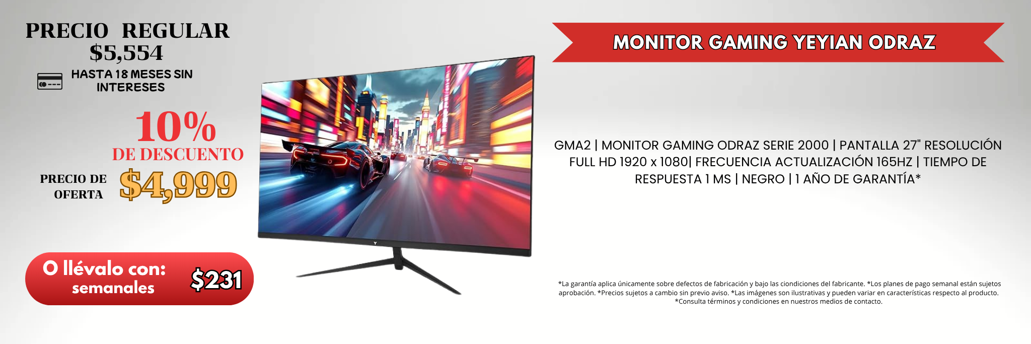 Promoción mes de ABRIL