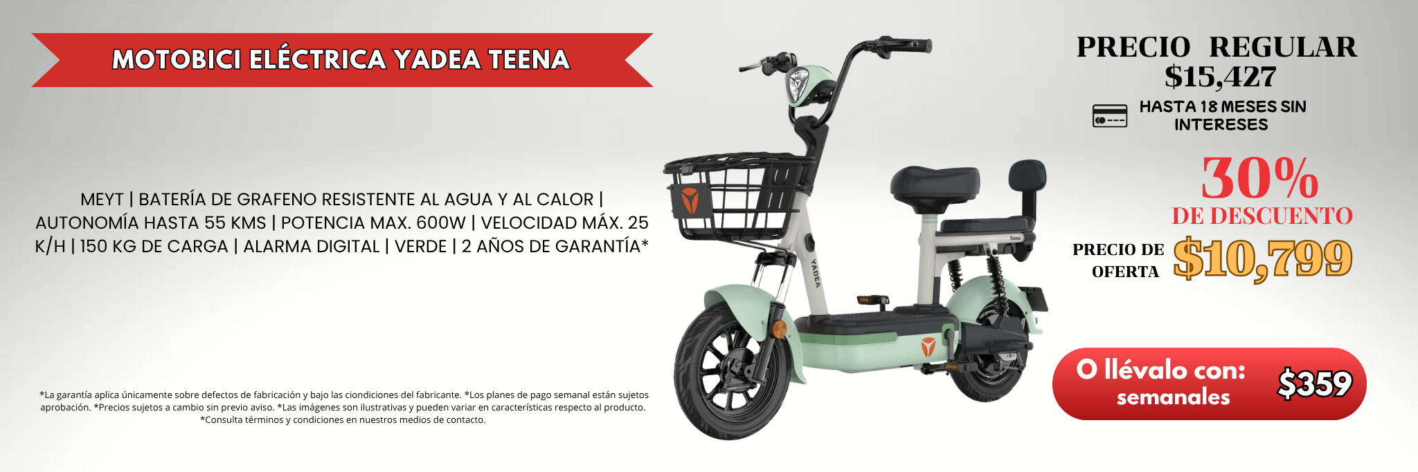 Promoción mes de ABRIL