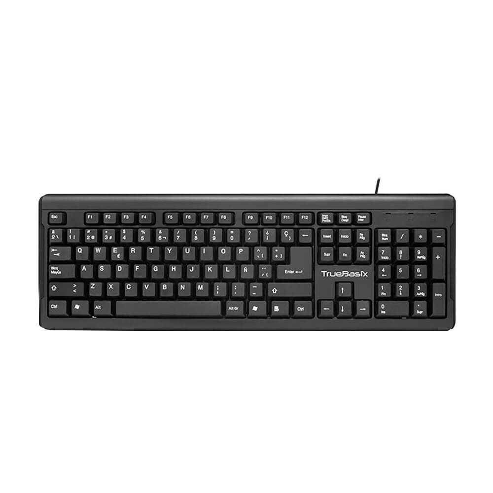 Teclado Acteck Ta210 Alambrico Usb Estandar 104 Teclas Negro Ac-928946, Acteck