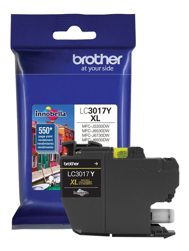 Cartucho Brother Lc3017y Amarillo 550 Paginas Para Mfcj5330dw Mfcj6930dw Lc3017y, Brother, Impresion, Consumibles, Cartucho [Imagen 2]
