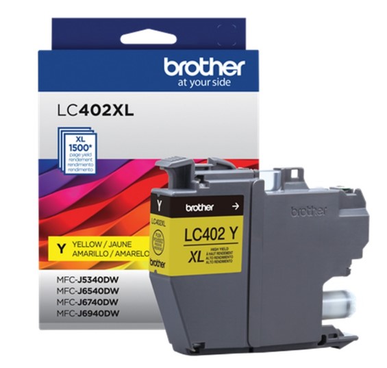 Cartucho Brother Tinta Amarilla Alto Rendi 1500 Pag (lc402xlys), Brother, Impresion, Consumibles, Cartucho [Imagen 2]