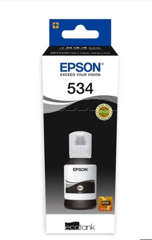 Botella Epson Ecotank T534 Negro Pigmento Serie M (t534120-al), Epson, Impresion, Consumibles, Tinta [Imagen 1]