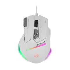 Mouse Gamer Getttech Inalambrico/cableado Blanco Rgb 6400 Dpi Ergonomico 1000hz 7 Botones (ggm-rgbtr-01-wh), Getttech, Teclados & Mouses, Mouse, Gamer [Imagen 1]