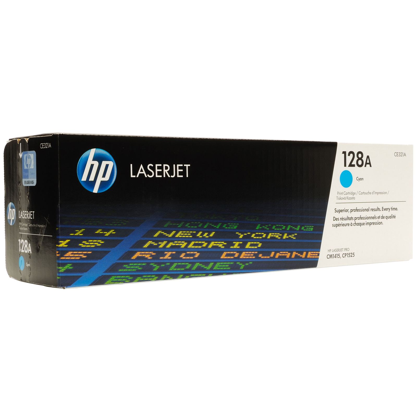 Toner Hp 128a Cian Para Cm1415fnw Mfpara Cp1525nw Cm1415fn Ce321a, Hp