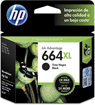 Cartucho Hp 664xl Negro Alto Rendimiento (f6v31al), Hp, Impresion, Consumibles, Cartucho [Imagen 1]