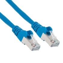 Cable Patch Intellinet  Cat 6a, 30cm ( 1.0f) S/ftp Azul (315982), Intellinet