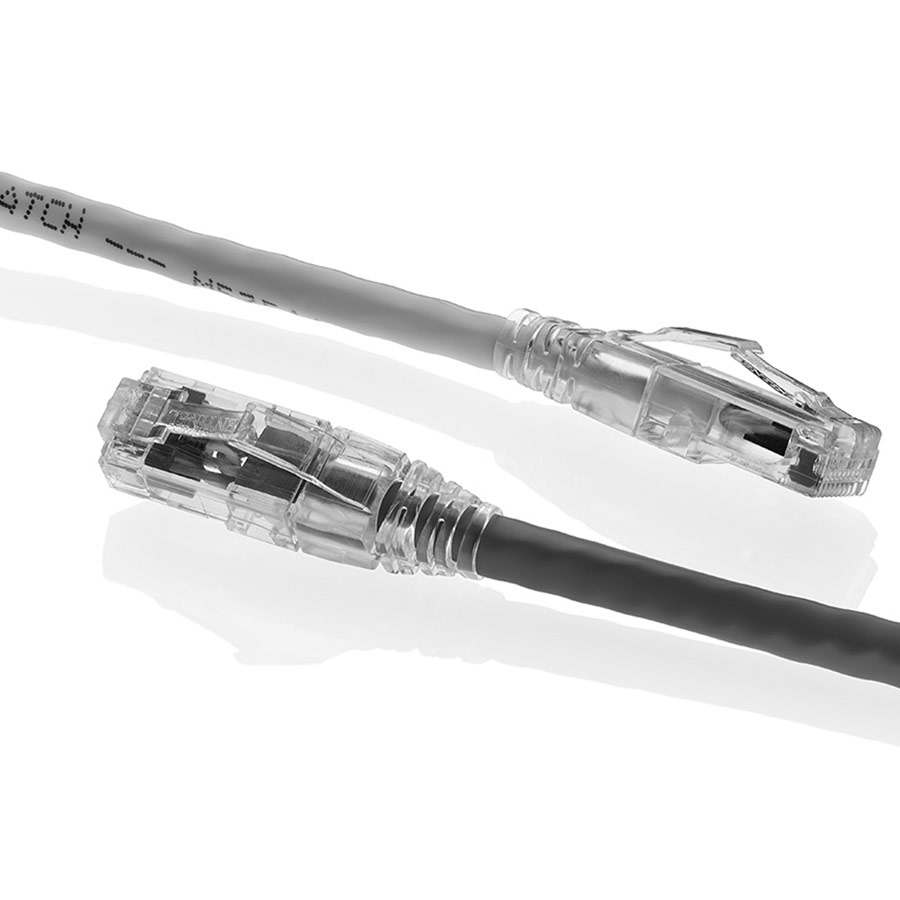 Cordones De Parcheo Slim Line Leviton Cat6 5ft(1.5mts) Gris 6d460-05s, Leviton