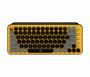 Teclado Logitech Pop Keys Mecanico Inalam Bt Blast Yellow (920-010713), Logitech, Teclados & Mouses, Teclados, Inalambrico [Imagen 1]