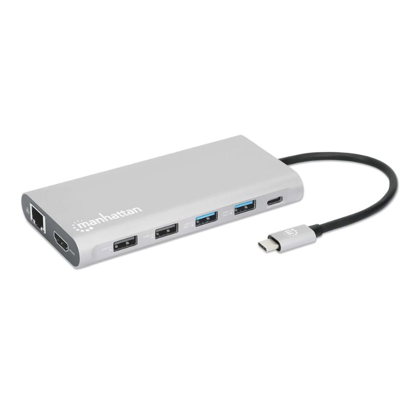 Docking Manhattan Usb-c 12 Ptos Hdmix3 Usb-c Pd/usbv3.2 (130660), Manhattan