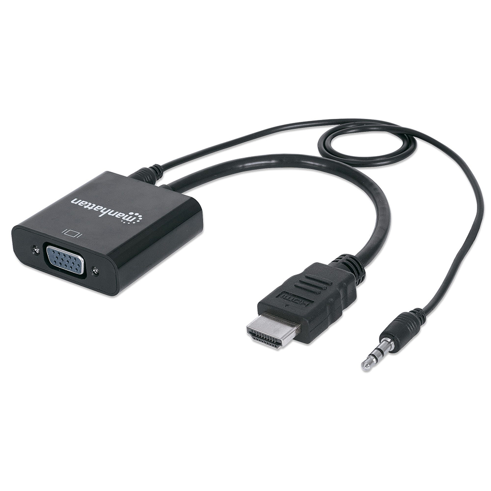 Convertidor Video Manhattan Hdmi A Svga+audio 151559, Manhattan
