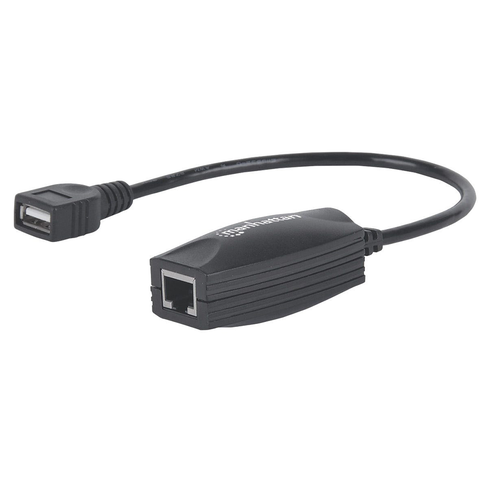 Cable Usb Manhattan Extension Activa 60m Via Rj45 179300, Manhattan