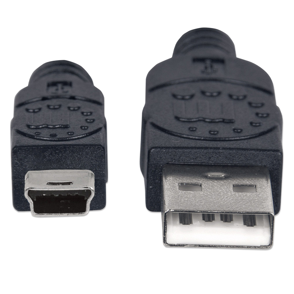 Cable Manhattan Usb A Macho - Mini B Macho 1.8m Negro 333375, Manhattan, Cables, Usb, 1.8m [Imagen 3]