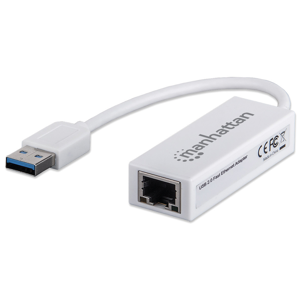 Adaptador Manhattan Fast Ethernet Tarjeta Red 10/100 Usb 2.0  506731, Manhattan, Redes, Adaptadores, Fastethernet [Imagen 3]