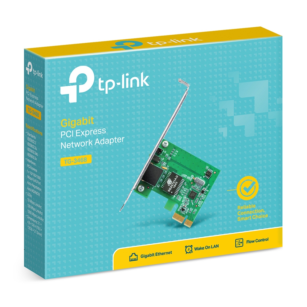 Tp-link Tarjeta De Red Alambrica/pcie/gigabit/32bits/tg-3468, Tplink