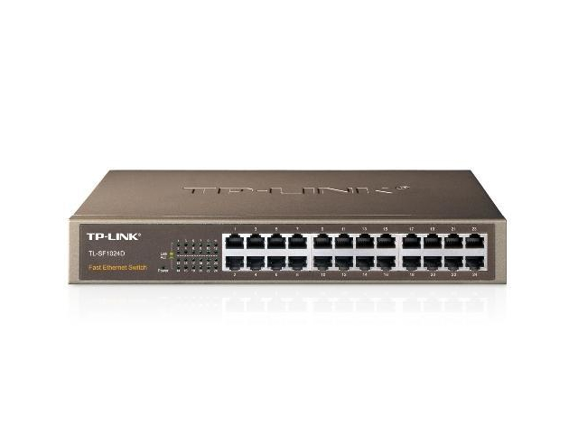 Tp-link Switch Escrit/rack /24 Ptos Fast/save Energy 75%/13/tl-sf1024d, Tplink, Redes, Switch, 24 Ptos [Imagen 1]
