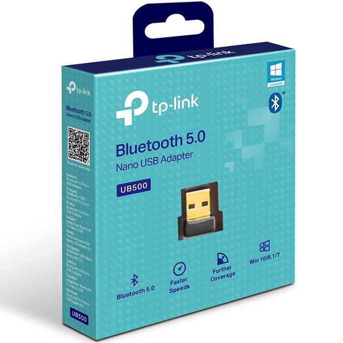Adaptador Nano Usb Bluetooth 5.0 (ub500), Tplink, Redes, Adaptadores, Bluetooth [Imagen 1]