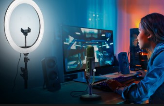 Flex-webcam Yeyian Streaming IluminaciÓn Y Control Remoto Ypw-qhdaf-m1, Yeyian